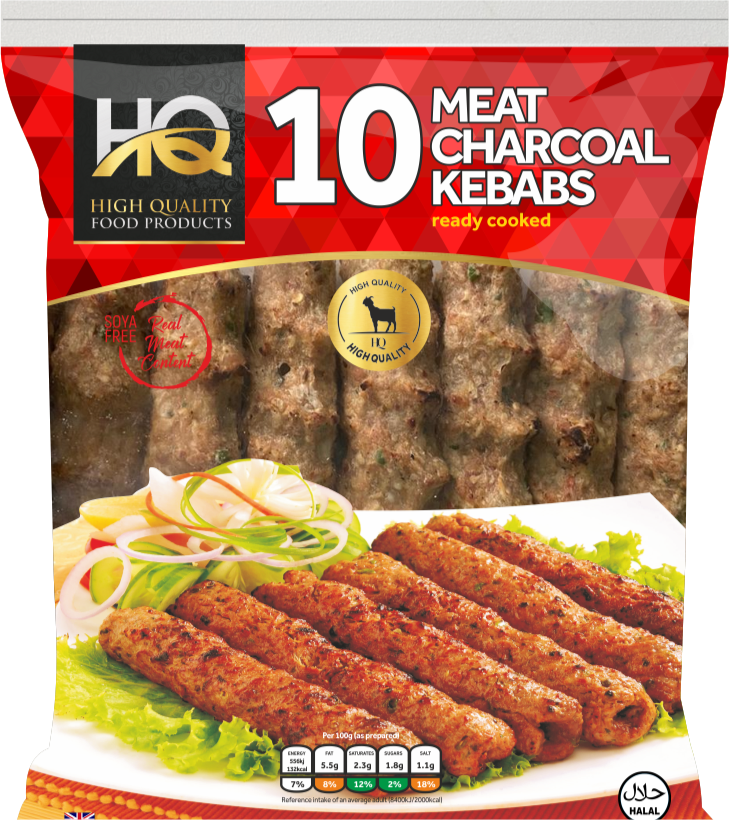 HQ Meat Charcoal Kebabs (10)