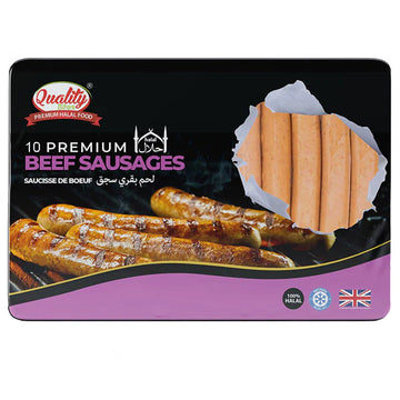 12 Quality Bites Beef Sausages