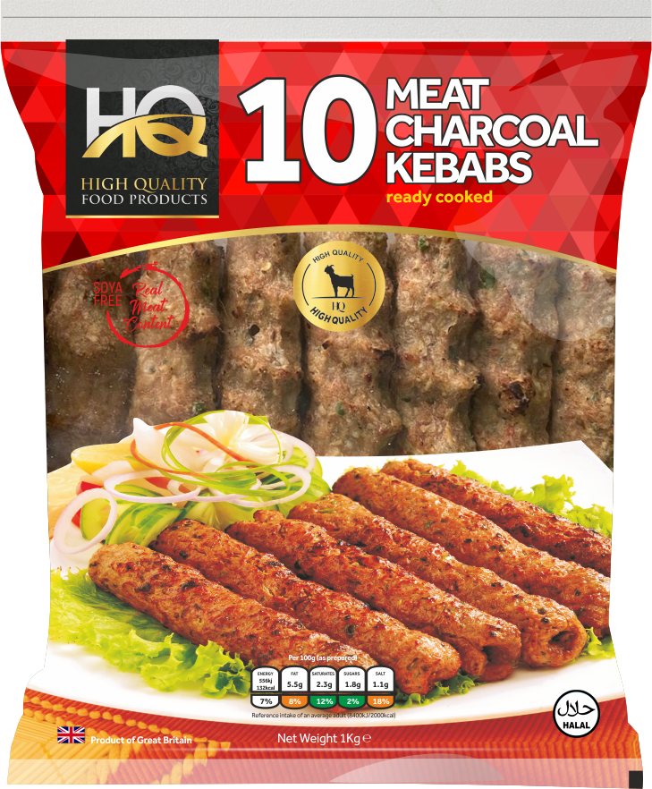 HQ Meat Charcoal Kebabs (10)