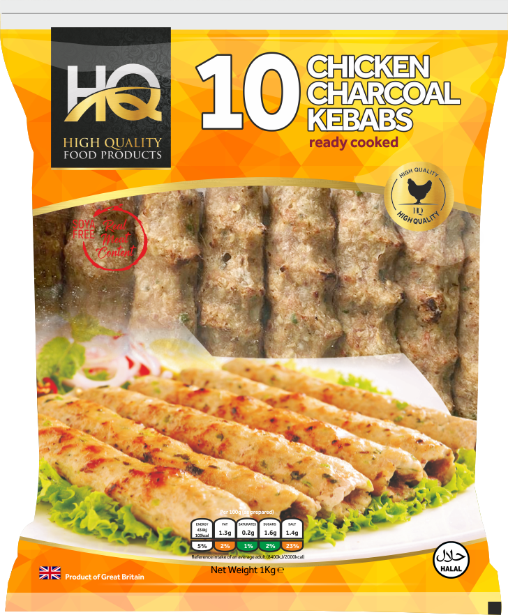 HQ Chicken Charcoal Kebabs (10)